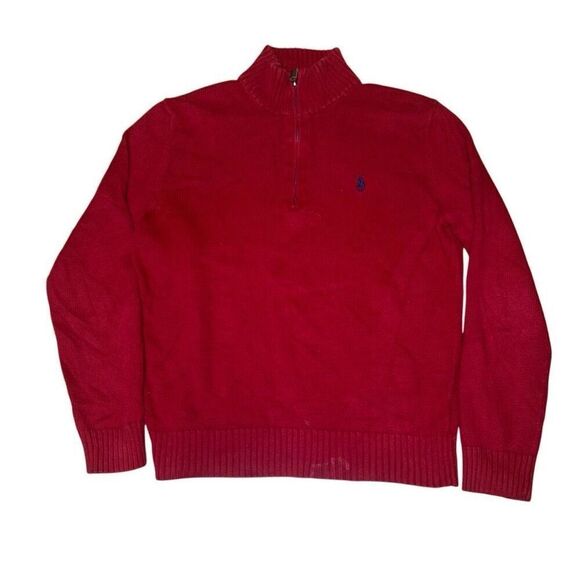 Polo Ralph Lauren Quarter Zip Sweater Small - Picture 1 of 6